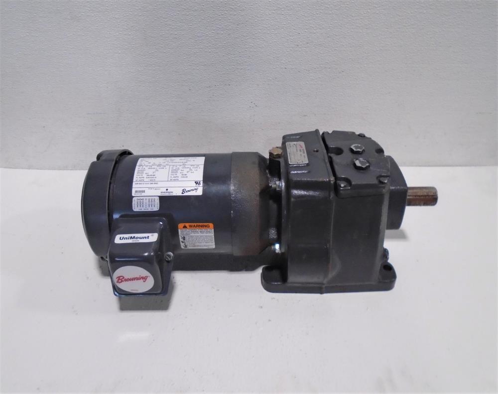 Browning Series 3000 Gearbox 145318-LA66-277863, 56:1 Ratio W/ 2 HP Motor